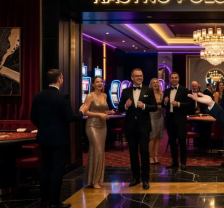 Profesjonalna hostessy kasynowa podczas eventu 