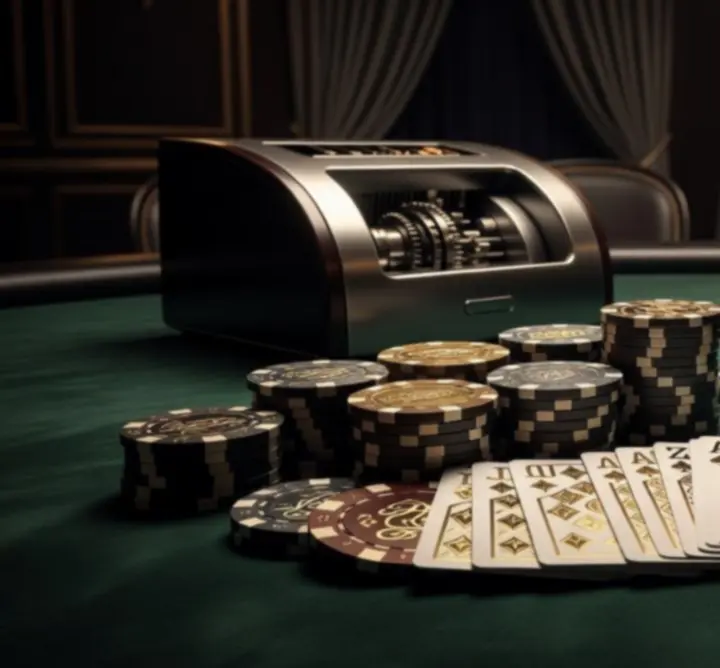 Wyposażenie premium: profesjonalne stoły, żetony i karty